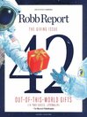 Cover image for Robb Report: December 2021/January 2022